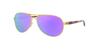 Load image into Gallery viewer, FEEDBACK SATIN GOLD W/ PRIZM VIOLET POLARIZED
