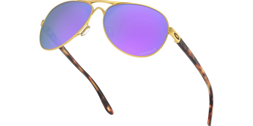 FEEDBACK SATIN GOLD W/ PRIZM VIOLET POLARIZED