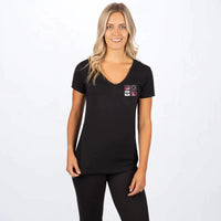 Load image into Gallery viewer, FXR WOMEN&#39;S RIDE X V-NECK T-SHIRT
