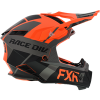 Load image into Gallery viewer, Helium Race Div Helmet 20-Orange/Black/Char-2XL
