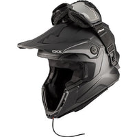 Load image into Gallery viewer, CKX TITAN ORIGINAL ELECTRIC COMBO HELMET TRAIL AND BACKCOUNTRY SOLID-MATTE BLACK
