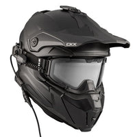 Load image into Gallery viewer, CKX TITAN ORIGINAL ELECTRIC COMBO HELMET TRAIL AND BACKCOUNTRY SOLID-BLK MAT
