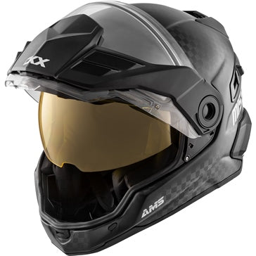 CKX MISSION AMS FULL FACE HELMET-CARBON SOLID