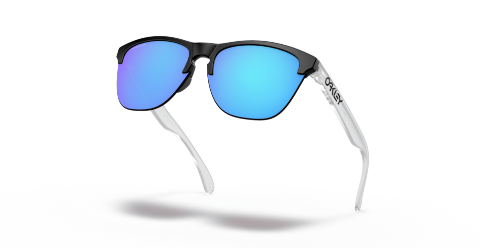 FROGSKINS LITE MATTE BLACK W/ PRIZM SAPPHIRE