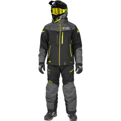 Elevation Lite Dri-Link 2pc Monosuit Black/Char/HiVis