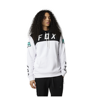 Load image into Gallery viewer, FOX FGMNT PO FLEECE WHITE/BLK
