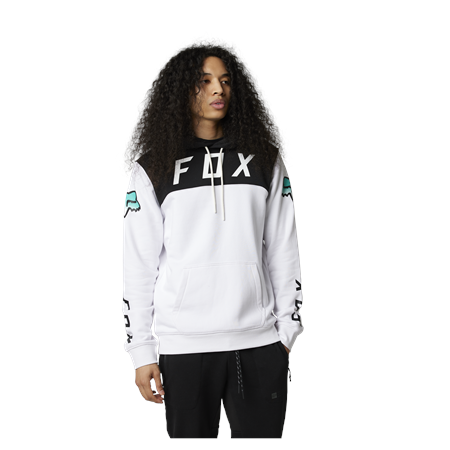 FOX FGMNT PO FLEECE WHITE/BLK