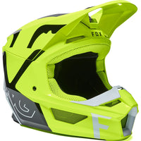 Load image into Gallery viewer, Fox V1 YTH SKEW HELMET Flo Yellow
