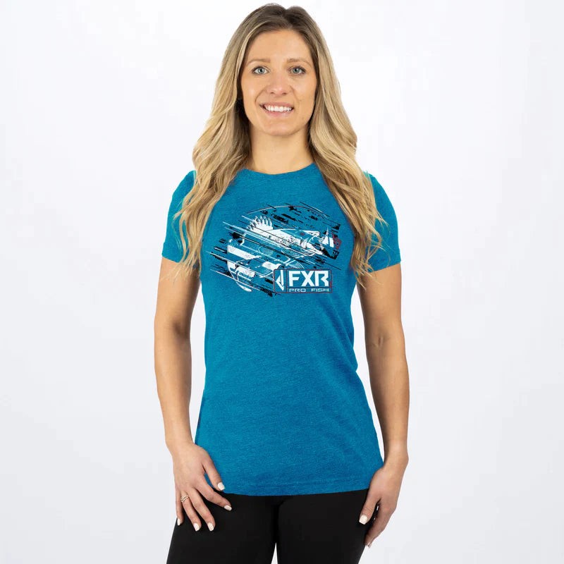 FXR WOMEN'S WALLEYE PREMIUM T-SHIRT