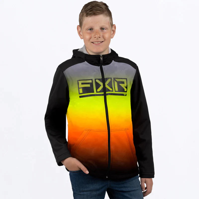 FXR YOUTH HYDROGEN SOFTSHELL JACKET