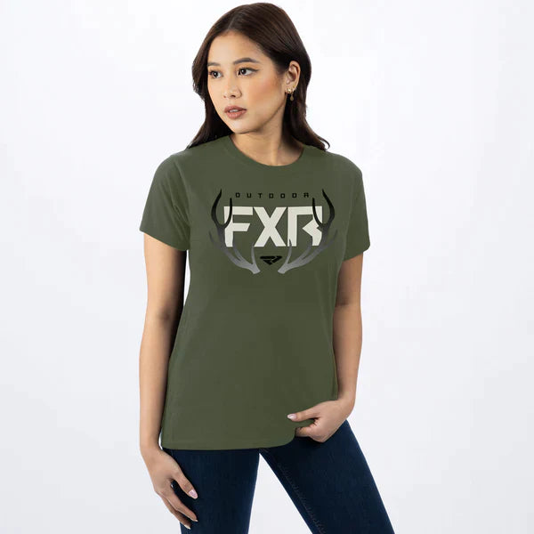 FXR WOMEN'S ANTLER PREMIUM T-SHIRT