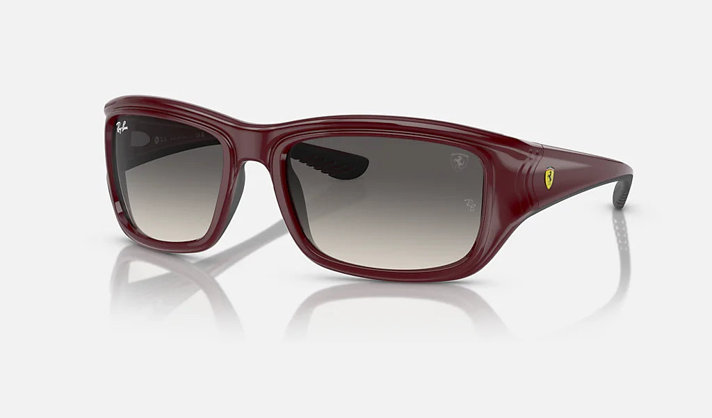 RAY BAN RB4405M SCUDERIA FERRARI COLLECTION Polished Dark Red On Black
