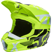 Load image into Gallery viewer, Fox V1 YTH SKEW HELMET Flo Yellow
