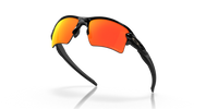 Load image into Gallery viewer, FLAK 2.0 XL POLISHED BLACK W/ PRIZM RUBY POLARIZED
