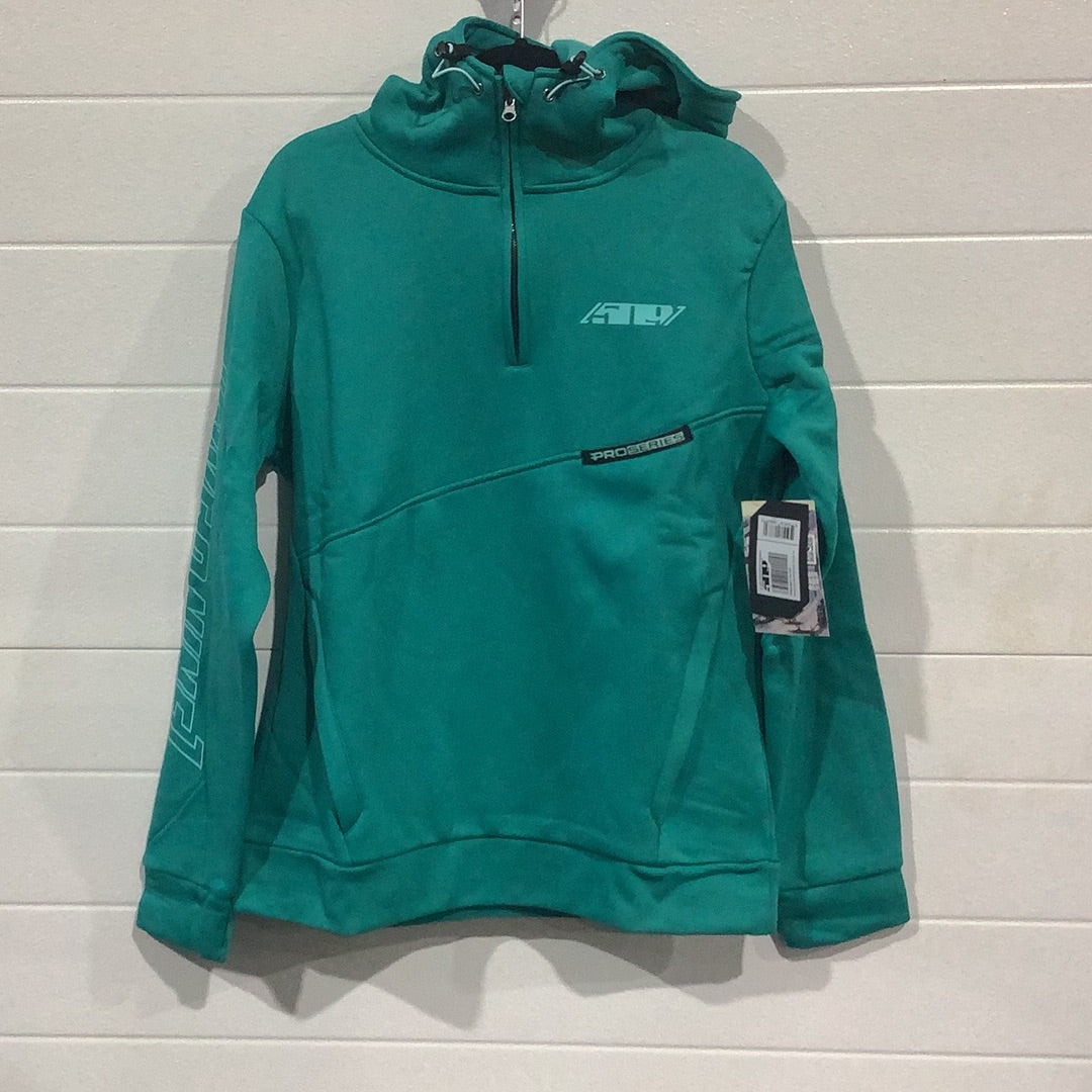 509 WOMENS SECTOR QUARTER ZIP HOODIE EMERALD