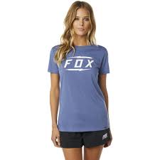 FOX WOMEN'S BOLTED SS CREW BLUE