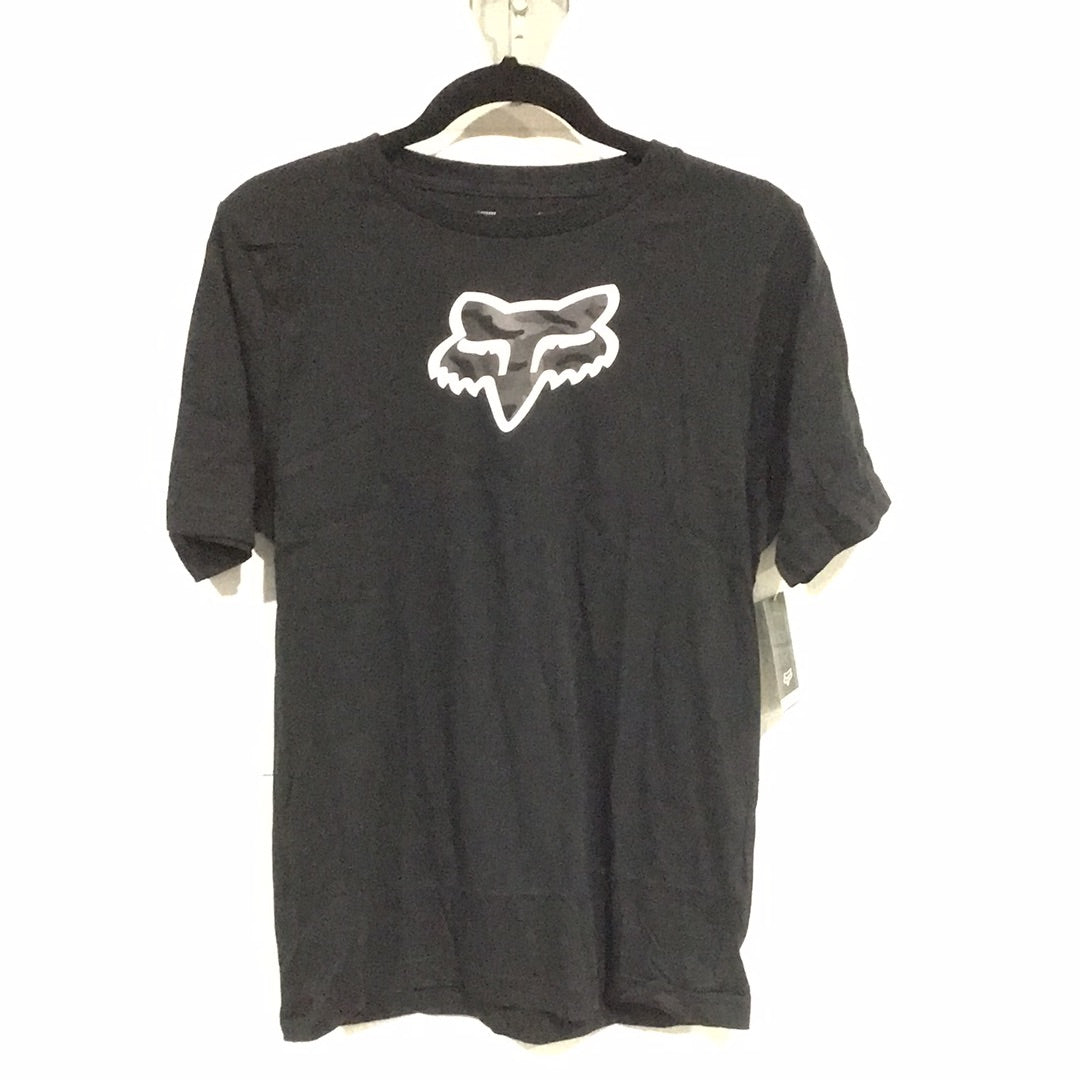 FOX YOUTH  VZNS CAMO SS TEE BLK