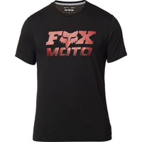 Load image into Gallery viewer, FOX RACING MEN&#39;S CHARGER SS TECH TEE BLACK
