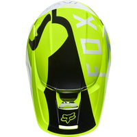 Load image into Gallery viewer, Fox V1 YTH SKEW HELMET Flo Yellow
