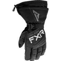 Load image into Gallery viewer, FXR Men’s Hybrid Helium Leather Gauntlet Glove Black
