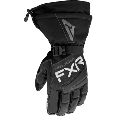 FXR Men’s Hybrid Helium Leather Gauntlet Glove Black