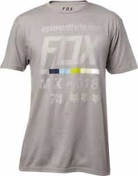 FOX MEN'S DRAFTER SS PREMIUM TEE HEATHER DARK GREY