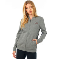 Load image into Gallery viewer, FOX WOMEN&#39;S DRAGWAY ZIP FLEECE HEATHER GRAPHITE
