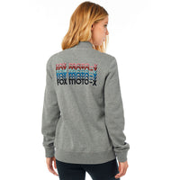 Load image into Gallery viewer, FOX WOMEN&#39;S DRAGWAY ZIP FLEECE HEATHER GRAPHITE
