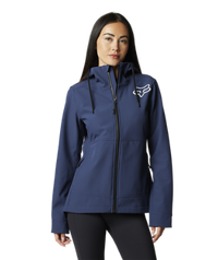 Load image into Gallery viewer, FOX PIT SOFTSHELL JACKET DEEP COBALT
