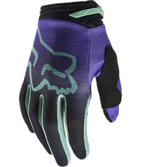 Load image into Gallery viewer, FOX YOUTH TOXSYK GLOVE BLACK/PURPLE/GREEN
