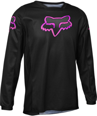 FOX YOUTH GIRLS BLACKOUT JERSEY BLACK/PINK