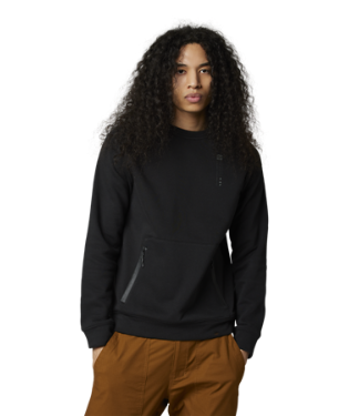 FOX BASE OVER DWR CREW FLEECE BLACK