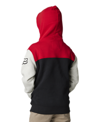Load image into Gallery viewer, YOUTH EFEKT PULLOVER FLEECE FLAME RED/BLACK/WHITE
