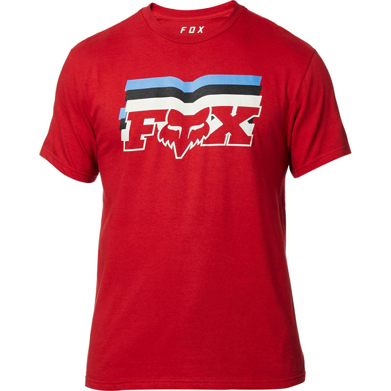 FOX MEN'S FAR OUT SS TEE CARDINAL