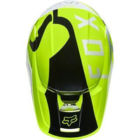 Load image into Gallery viewer, Fox Youth V1 Skew Helmet Flo Yellow

