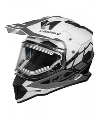 Load image into Gallery viewer, Castle X Mode Dual-Sport Trance Matte White/Black
