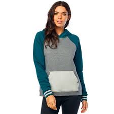 FOX WOMEN'S FLAT TRACK PO HOODIE LIGHT/JADE IRIDIUM