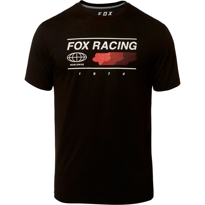 FOX MEN'S GLOBAL SS TECH TEE BLACK