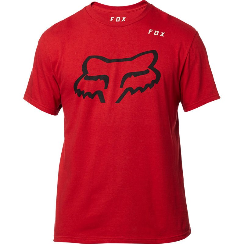 FOX MEN'S GRIZZLY SS TEE CARDINAL