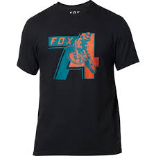 FOX MEN'S HERITAGE 74 SS TEE BLACK