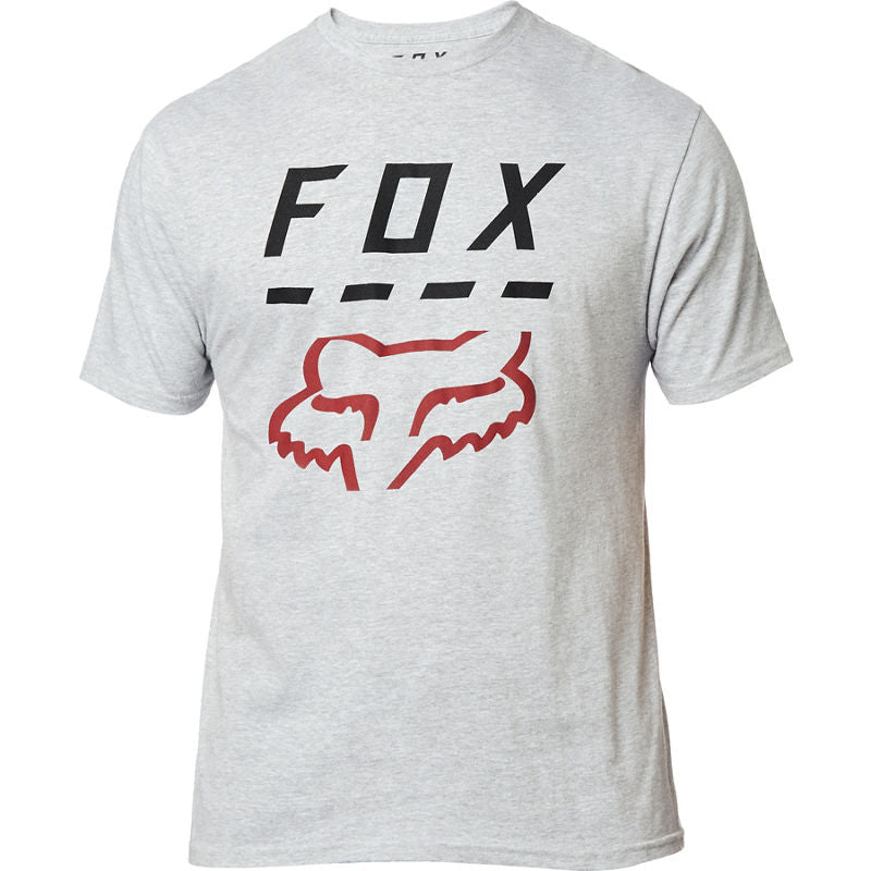 FOX MEN'S HIGHWAY SS TEE LIGHT HEATHER GREY