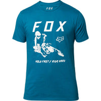 Load image into Gallery viewer, FOX MEN&#39;S HOLD FAST SS PREMIUM TEE MAUI BLUE
