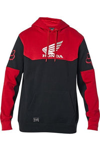 Load image into Gallery viewer, HONDA PULLOVER FLEECE BLACK/RED

