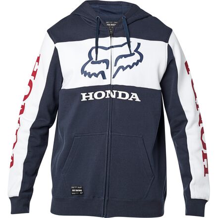 HONDA ZIP FLEECE NAVY/WHITE