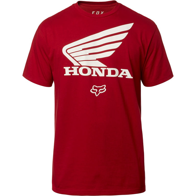 FOX MEN'S HONDA SS TEE CARDINAL