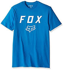 FOX MEN'S LEGACY MOTH SS TEE BLUE