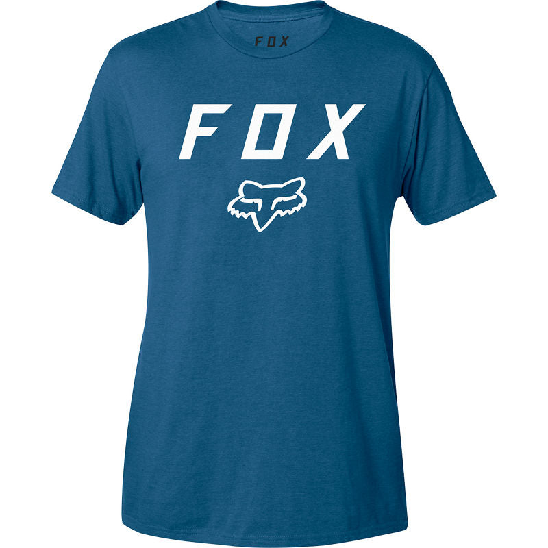 FOX MEN'S LEGACY MOTH SS TEE DISTANT BLUE