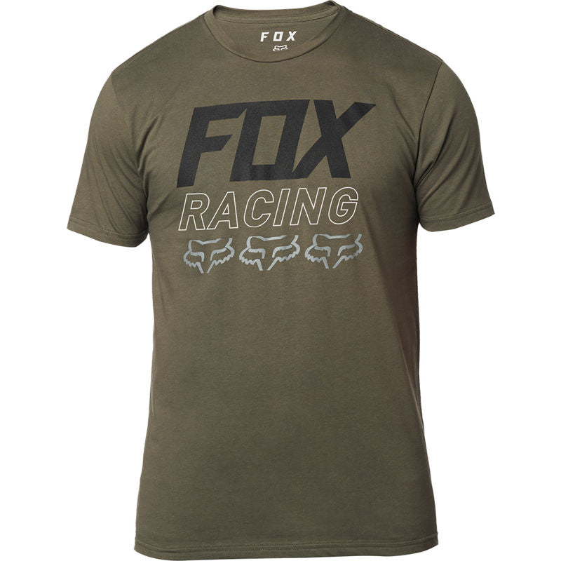 FOX MEN'S OVERDRIVE SS PREMIUM TEE OLIVE GREEN