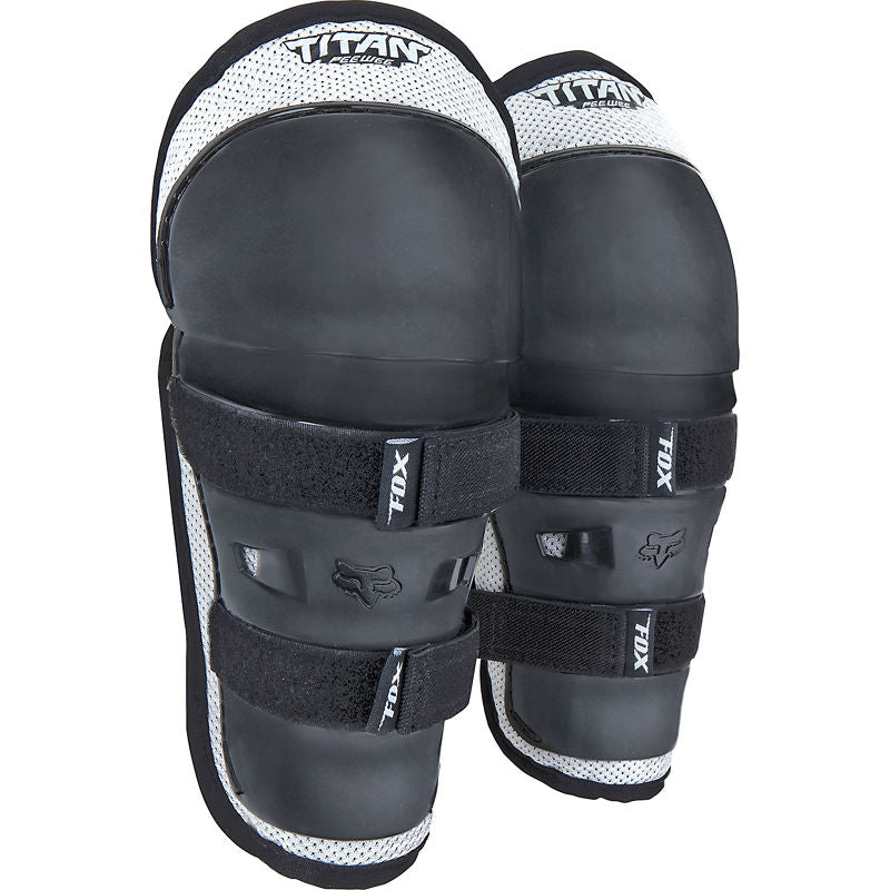 FOX PEEWEE TITAN KNEE/SHIN BLACK SILVER