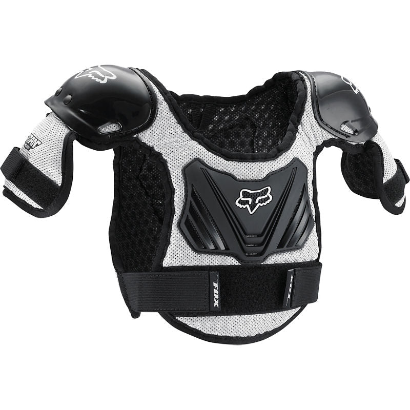 FOX PEEWEE TITAN ROOST DEFLECTOR BLACK/SILVER